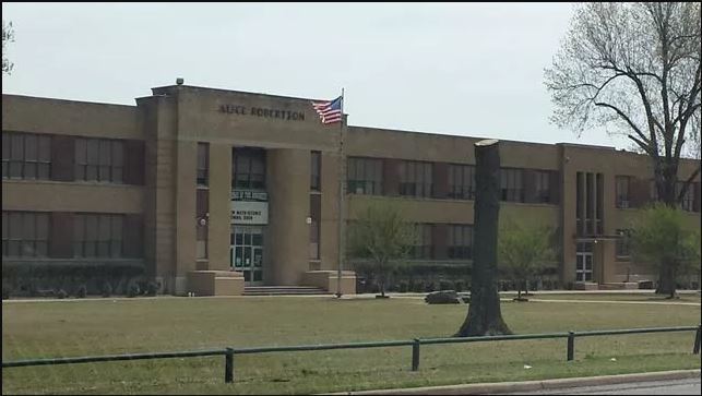 Alice Robertson Junior High School at 402 N. S Street